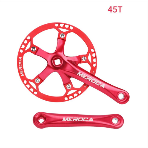 Bicycle Square Hole Crankset Speed Folding Bike 4 2