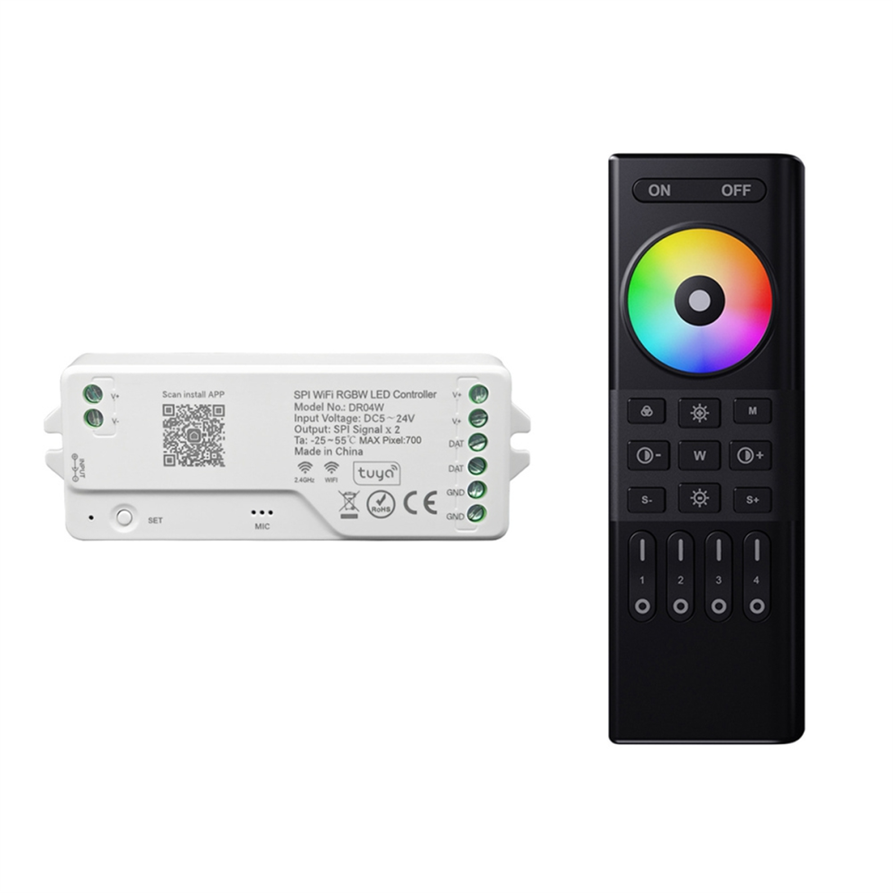 Tuya Wifi Led Controller Rgb Ic Set Remote App Wor 4853239188720