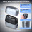 Electric Nail Clippers with Light, Mini Automatic 7