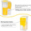 2PCS Queen Bee Marking Bottle Plastic One Handed C 7