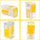 2PCS Queen Bee Marking Bottle Plastic One Handed C 3