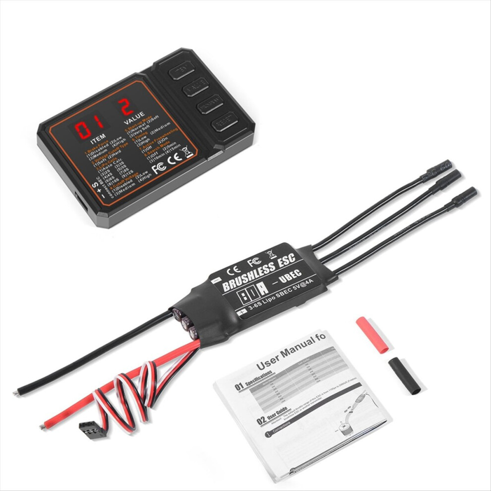 80A Brushless ESC 2-3S Lipo Support BEC Output wit-image-OPC-PKSWP6C-NEW