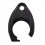 Schwarz Kunststoff Schwinge Swing Arm Chain Guide Buff 2