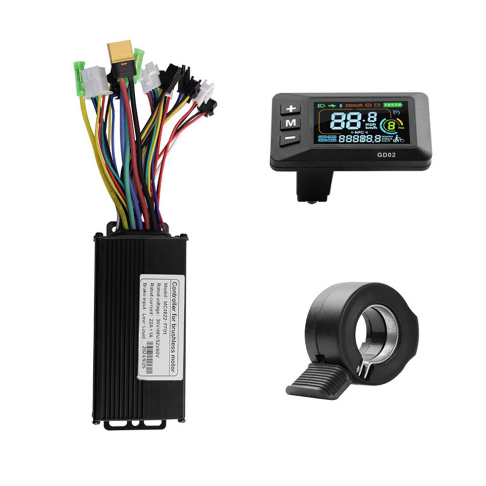 36V 48V 52V 22A Brushless Controller Gd02 Meter Lc 4853239106250