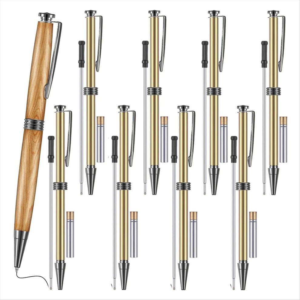 8Pcs 7Mm Trimline Twist Pen Slimline Kit With Repl Black 4853239114972