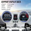 12V Geschwindigkeitsmesser Universal-LCD-Tachometer-Dashboard 10