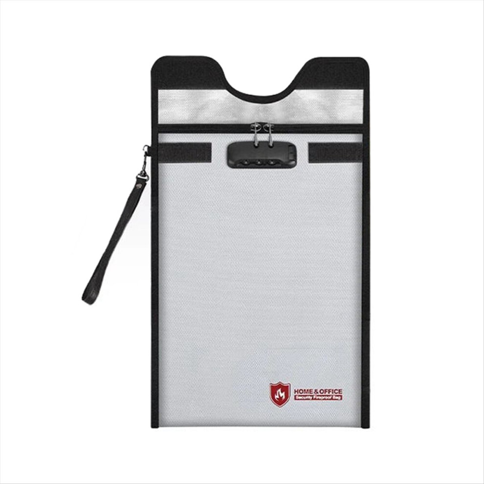 Fireproof Waterproof Safe Document Bag With Zipper 4853239122090