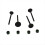 Engine Intake Exhaust Valves Kits for CA250 CMX25 7