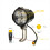 Ebike LED Headlight Accessories 36V 48V Lamp 3pin 6