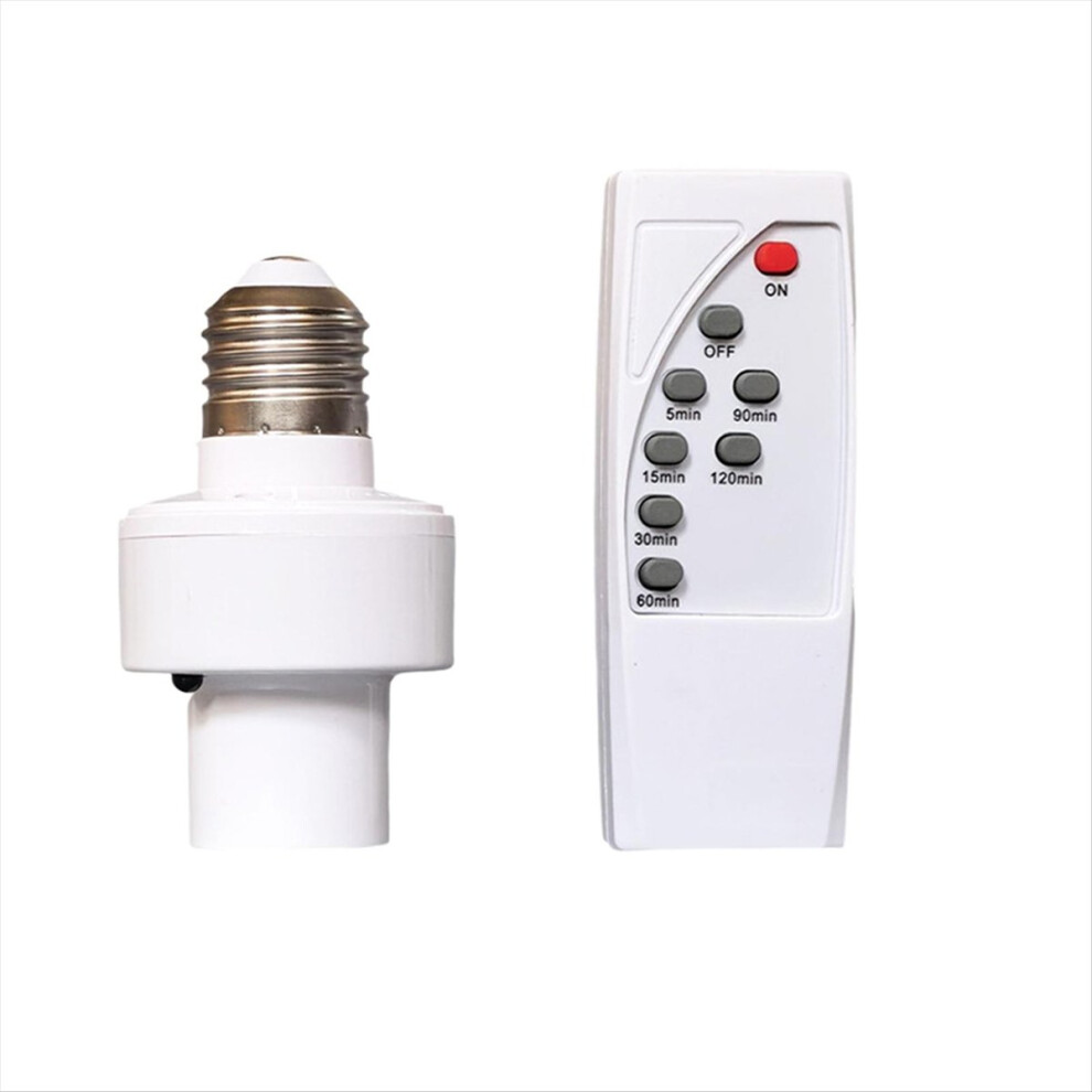 Remote Control Light Bulb Socket E27 Base Holder T 4853239126357