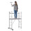 KADAX Aluminium-Leitergerüst 270 cm 13