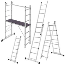 KADAX Aluminium-Leitergerüst 320 cm