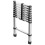 KADAX Aluminium-Teleskopleiter 2,6 m 9 Sprossen 7
