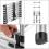 KADAX Aluminium-Teleskopleiter 2,6 m 9 Sprossen 12