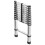 KADAX Aluminium-Teleskopleiter 3,2 m 11 Sprossen 7