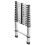 KADAX Aluminium-Teleskopleiter 3,8 m 13 Sprossen 7