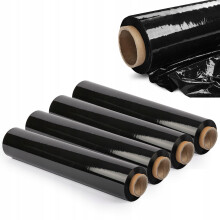 KADAX Stretchfolie Stretch 2,5kg Schwarz stark xl 4x