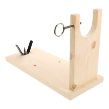 u-förmiger holzschinkenständer – stabiler halter für und restaurant