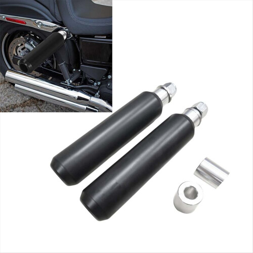 1Pair 6in Crash Bar Shock Sliders Mounts for Dyna 2
