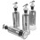 Oil Vinegar Dispenser Bottle Modern Kitchenware Silver 4pcs 9