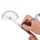 Stainless Steel 0-180 Protractor Ruler Measuring Tool, 19.7x5.2cm 7