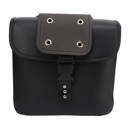 Motorcycle Tail & Side Saddle Bags Water-resistant Tool Storage 12L Black 1