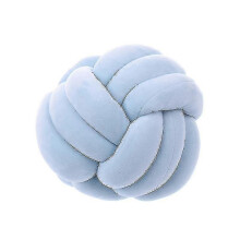 (7.9*7.9 Inch, Sky Blue) Soft Knot Ball Throw Pillow Decor Cushion B