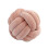 (7.9*7.9 Inch, Peach) Soft Knot Ball Throw Pillow Decor Cushion B 1