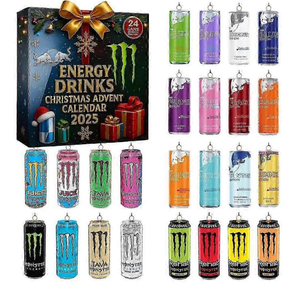 2025 New Acrylic Christmas Countdown Advent Calendar Blind Box