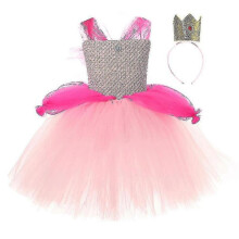 (XXL) Super Mario Brigitte Princess Dress Girl