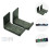 2 wandmontage snowboardhouder opbergrek 2
