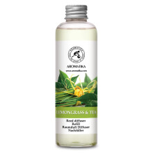 Rietverspreider Navulling Citroengras - Thee 6,8 Fl Oz - Geurverspreider - Kamerverspreider Navulling met geur - Kamerverfrisser - Huisgeur - Geurver