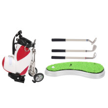 Desktop-Golfstift-Set, 3 Kugelschreiber und