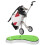Desktop-Golfstift-Set, 3 Kugelschreiber und 6