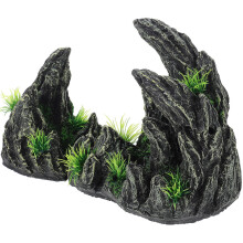 2Pcs Fish Tank Fake Mountain Simulation Model Aquarium Decoration