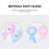 4 -anstecker , kreative , + rosa 8