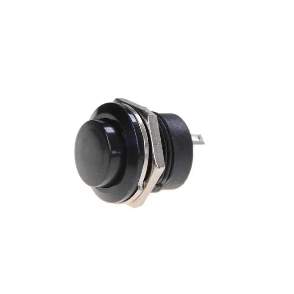 R13-507 Momentary Spst No Push Button Switch, Red Round Cap, 6A/125V, 3A/250V, 6-Pack 9016109153746