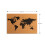 World Map Frameless Cork Board, 60x40 cm 4
