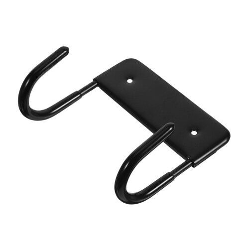 Space-Saving Ironing Board Holder Wall-Mounted Storage Shelf For Home Wall Organizer Black