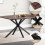Joolihome Extendable Dining Table,120-160 cm Rectangular Kitchen Table for Dining Room, Kitchen,Restaurant (Wood Grain Effect) 5