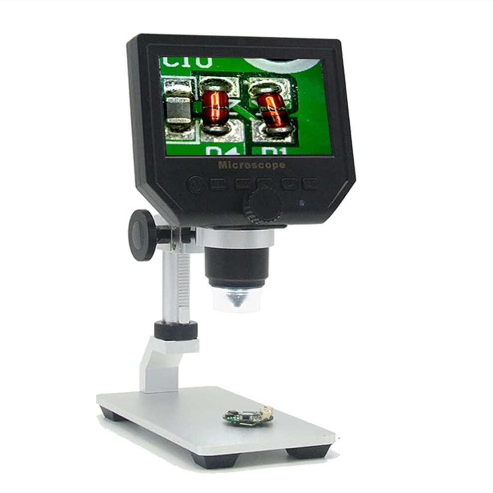 Digital Electronic 1-600X Portable 8 Vga With 4.3-Inch Hd Screen For Motherboard Repair, 600X Magnification, G600 Silver 9393856056040