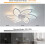 Ceiling Fans with Lights and Remote, Modern Dimmable LED 5