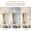 Ceiling Fans with Lights and Remote, Modern Dimmable LED 8