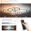 Modern Ceiling Fans with Lights,Acrylic Chandelier Dimmable Flush Mount 3