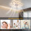 Ceiling Fans with Lights and Remote, Modern Dimmable LED 4