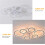 Modern Ceiling Fans with Lights,Acrylic Chandelier Dimmable Flush Mount 6