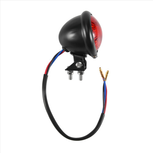 Κόκκινο 12V Led Black Cafe Racer πίσω φως για μπαλτά 1