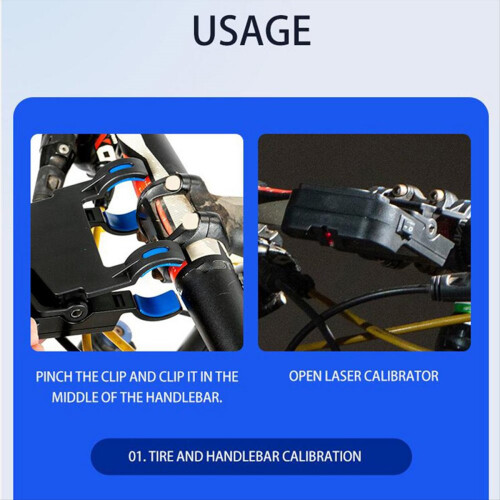 Calibrator ghidon bicicletă, instrument pentru bicicletă, centru șa 1