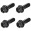 4 tuercas de rueda negras para E30, E36, E46, E60 y E90 2