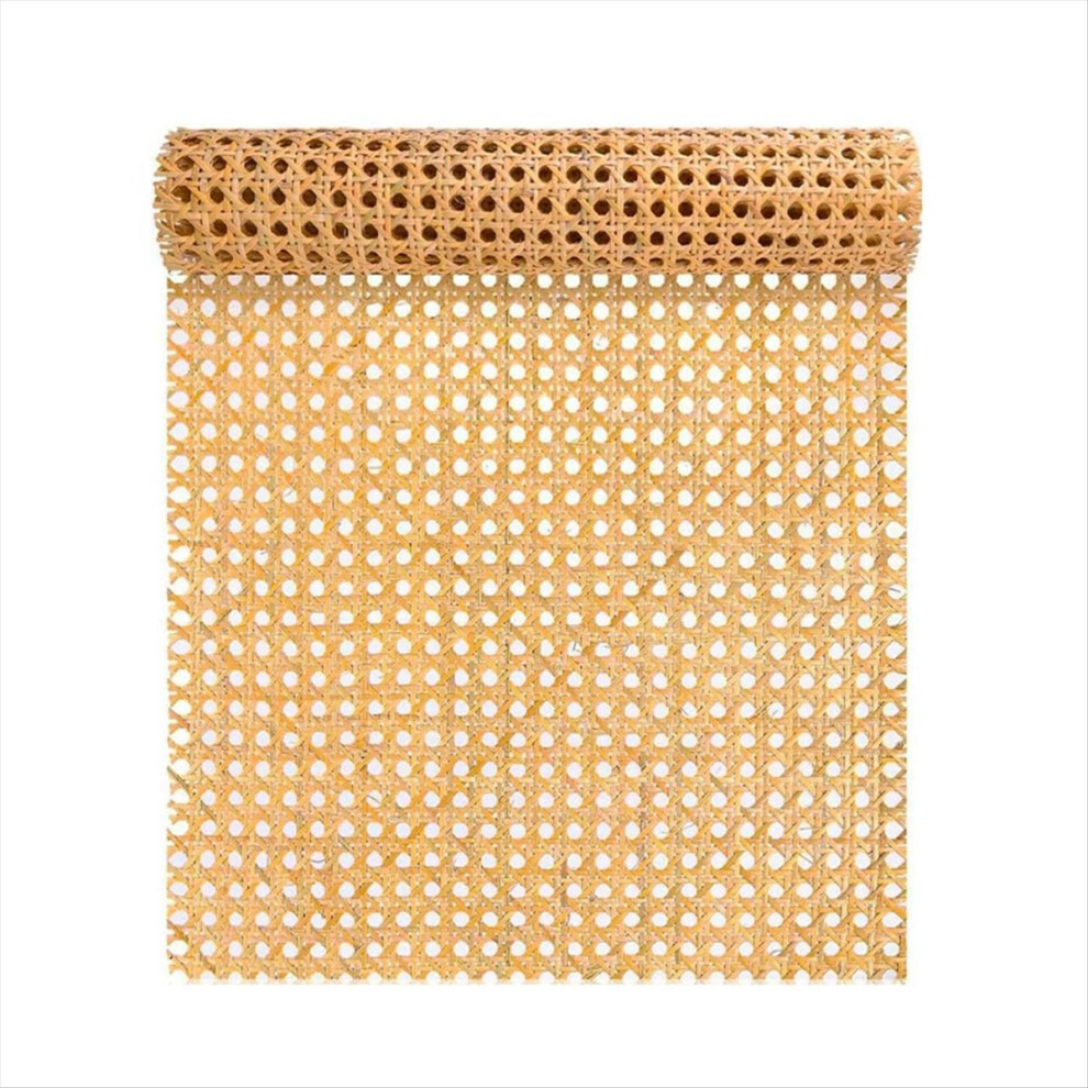 16-Inch Wide Natural Rattan Webbing For Furniture,Chairs, Cabinets 4853718779012